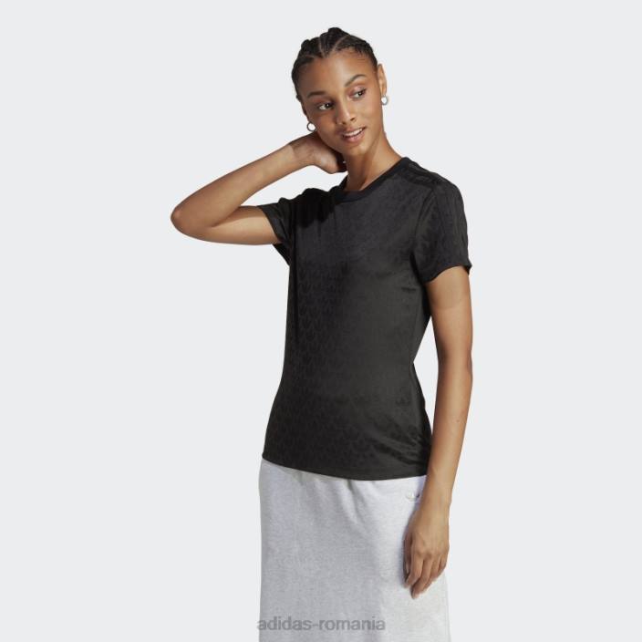 Adidas tricou cu logo negru femei negru 2JBN17305