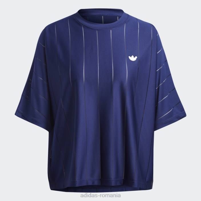 Adidas tricou cu mânecă scurtă versiunea albastru de noapte femei cer de noapte 2JBN9628