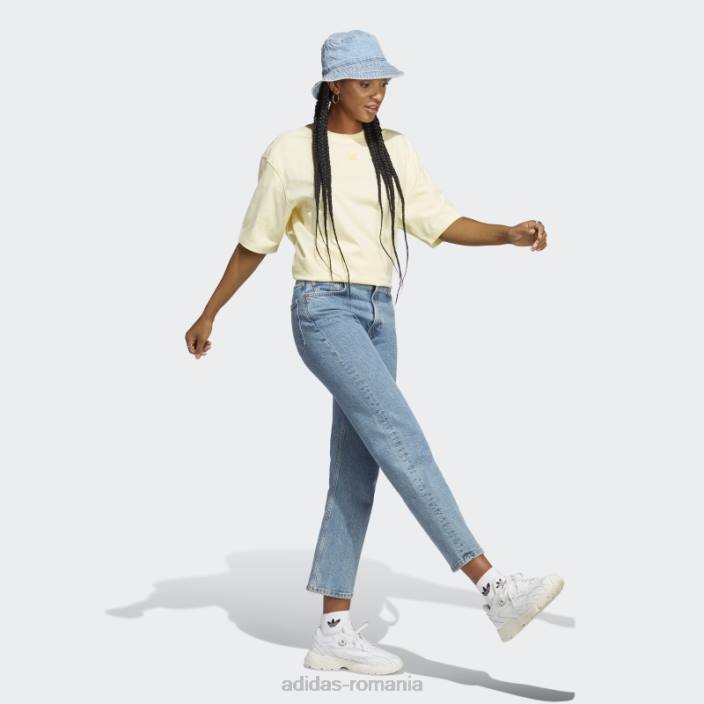 Adidas tricou galben adicolor essentials femei galben 2JBN10060