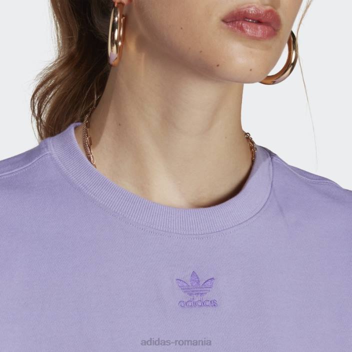 Adidas tricou lila adicolor essentials femei liliac 2JBN9142