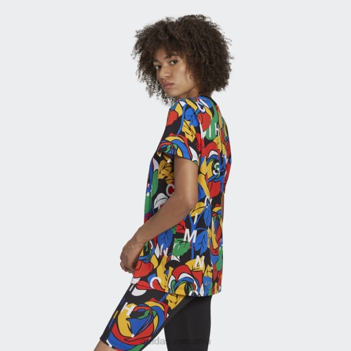 Adidas tricou multicolor bogat mnisi femei multicolor 2JBN2950