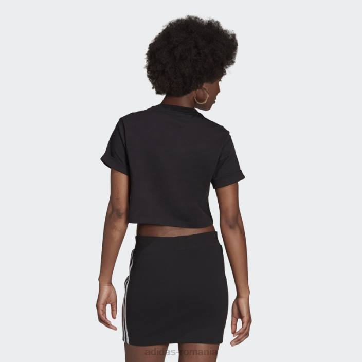 Adidas tricou negru adicolor essentials cropped femei negru 2JBN10342