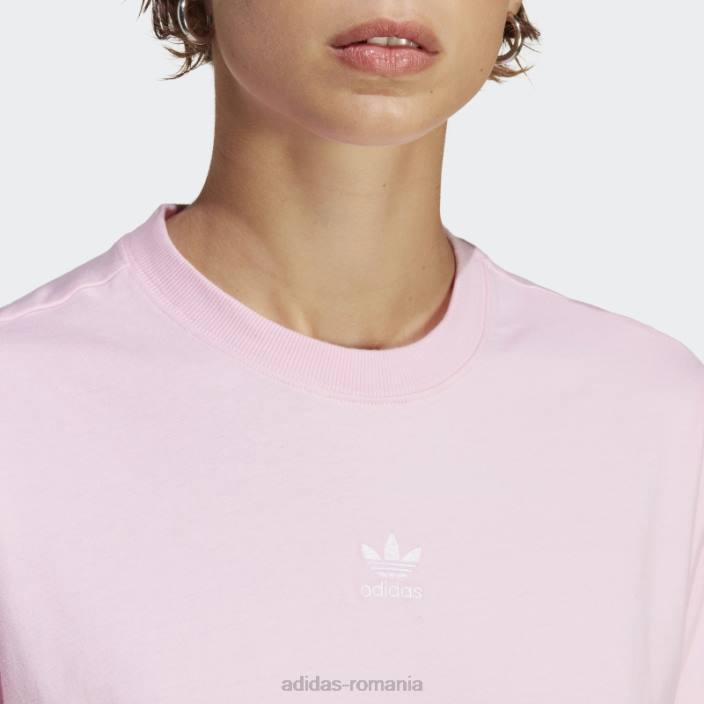 Adidas tricou obișnuit adicolor essentials roz adevărat femei roz adevarat 2JBN16571