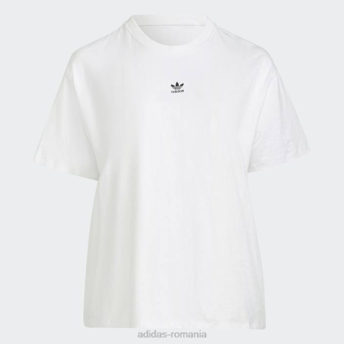 Adidas tricou (plus mărime) alb adidas femei alb 2JBN9852