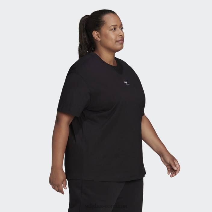 Adidas tricou (plus mărime) negru femei negru 2JBN8977