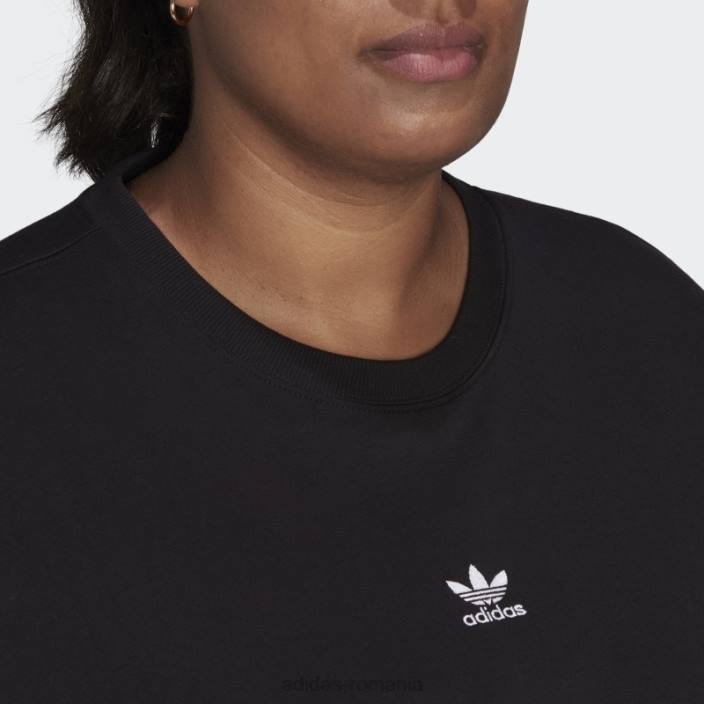 Adidas tricou (plus mărime) negru femei negru 2JBN8977
