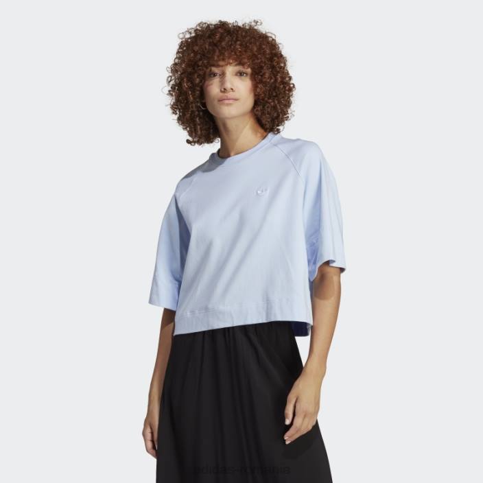 Adidas tricou premium essentials albastru zori femei zori albastre 2JBN10070