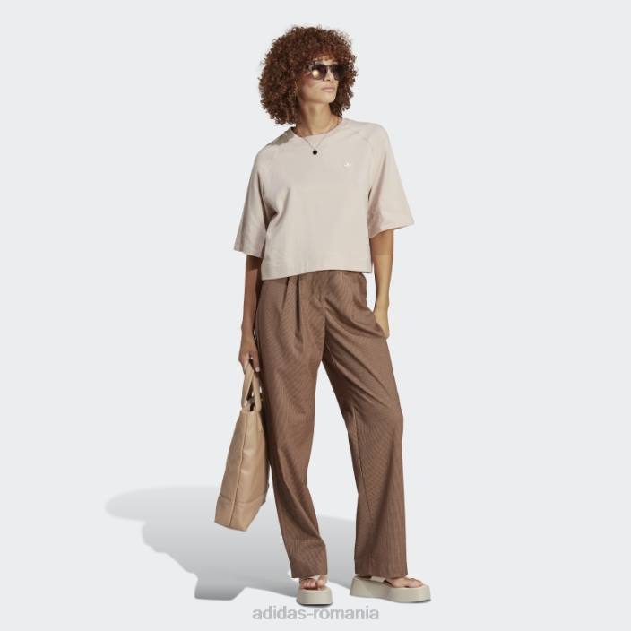 Adidas tricou premium essentials taupe adidas femei taupe 2JBN16674