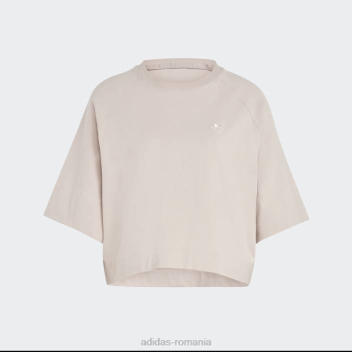 Adidas tricou premium essentials taupe adidas femei taupe 2JBN16674