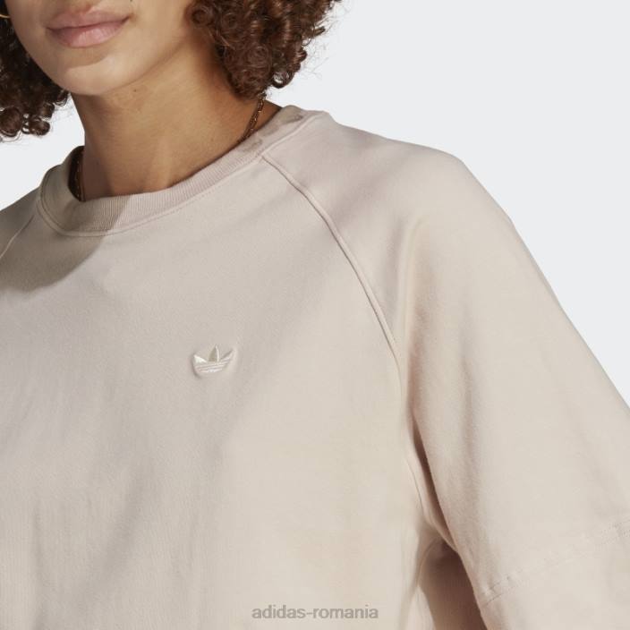 Adidas tricou premium essentials taupe adidas femei taupe 2JBN16674