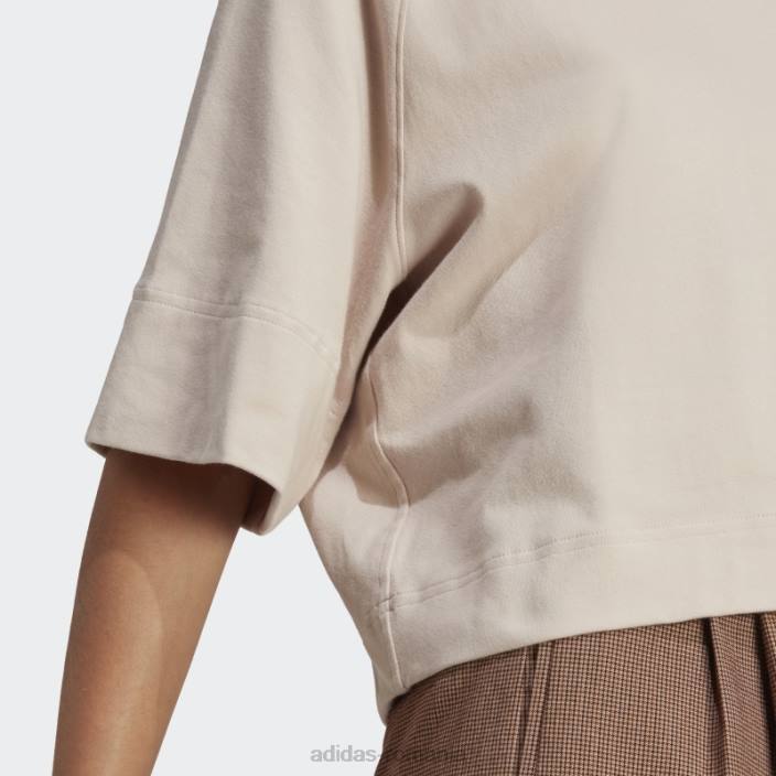 Adidas tricou premium essentials taupe adidas femei taupe 2JBN16674