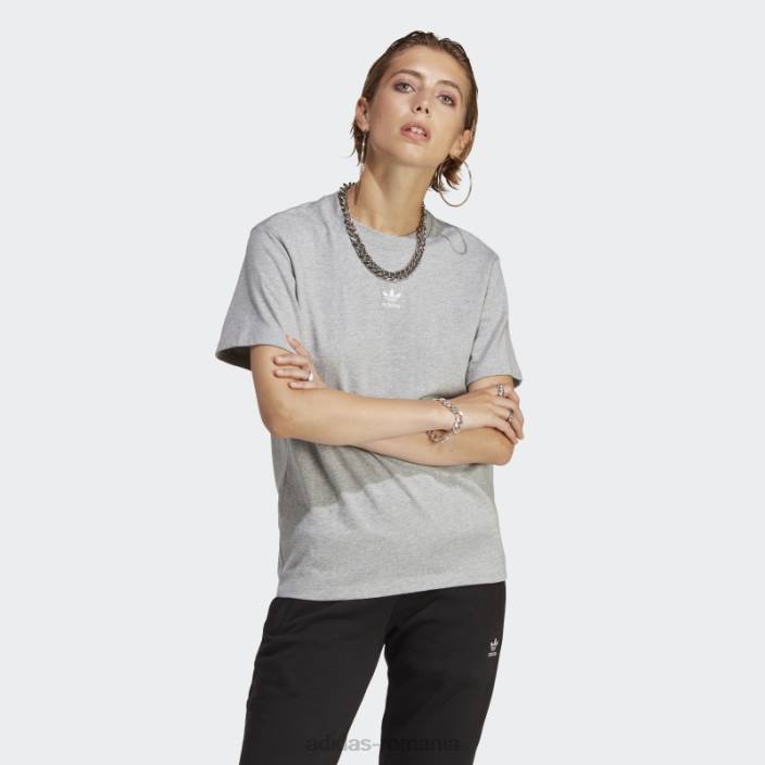 Adidas tricou regulat adicolor essentials gri mediu femei gri mediu 2JBN16568