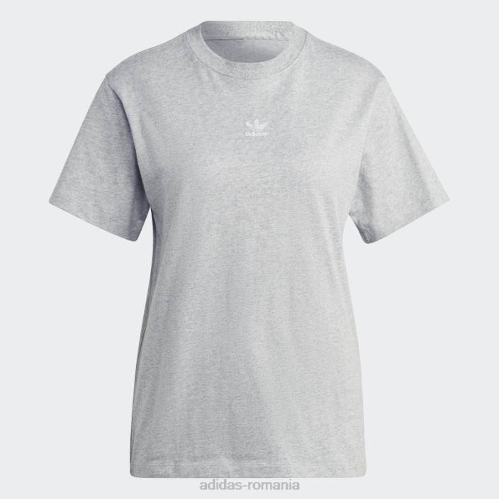 Adidas tricou regulat adicolor essentials gri mediu femei gri mediu 2JBN16568