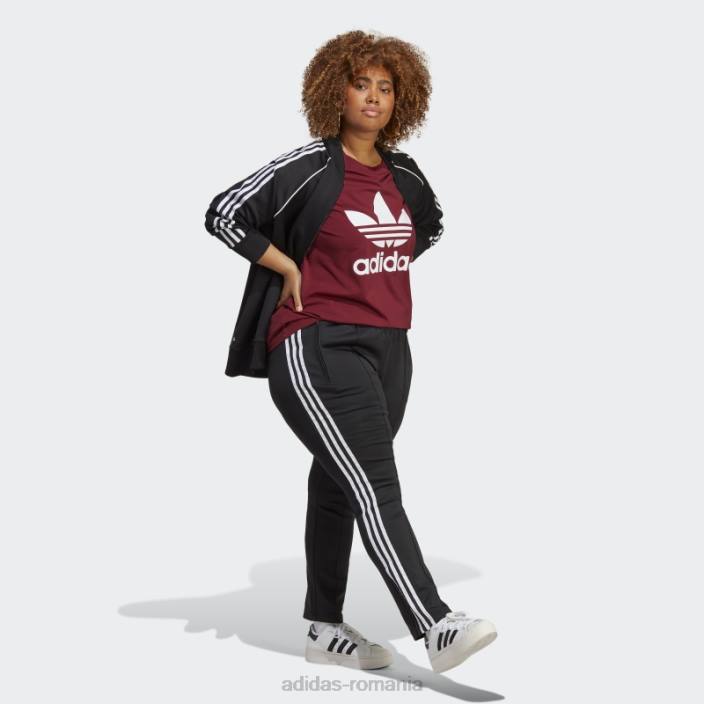 Adidas tricou roșu adicolor classics trefoil (plus mărime) femei roșu 2JBN16679