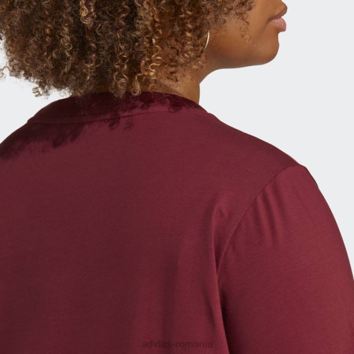 Adidas tricou roșu adicolor classics trefoil (plus mărime) femei roșu 2JBN16679