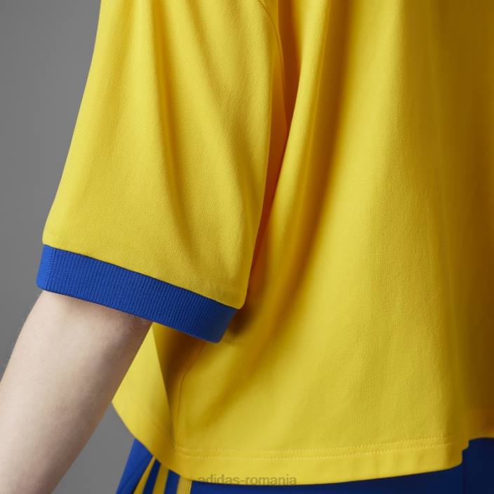 Adidas tricou supradimensionat acum adicolor heritage gold femei aur 2JBN10810