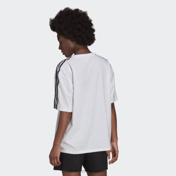 Adidas tricou supradimensionat adicolor classics alb femei alb 2JBN3152