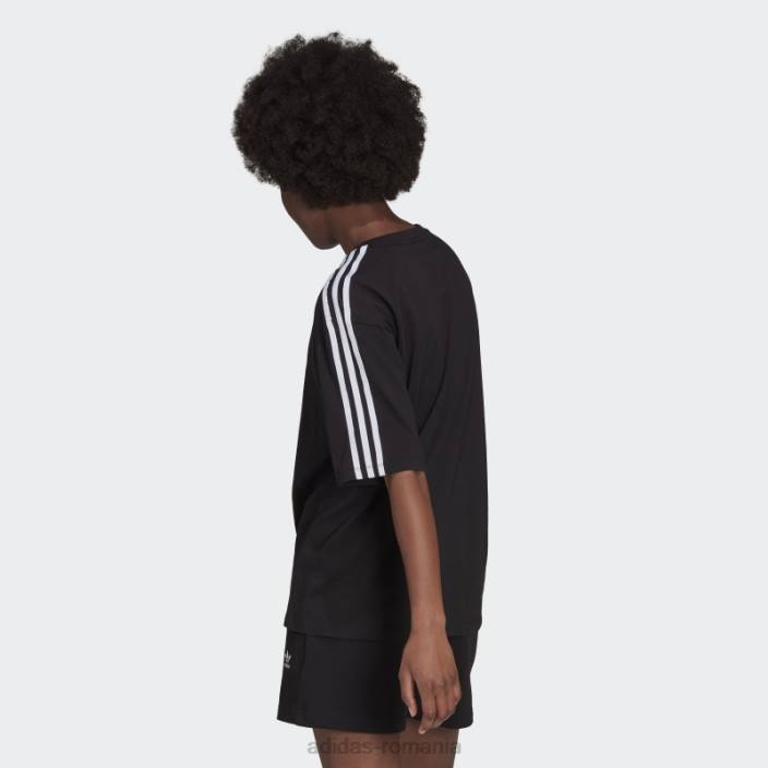 Adidas tricou supradimensionat adicolor classics negru adidas femei negru 2JBN10260