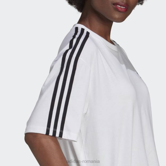 Adidas tricou supradimensionat alb adicolor classics femei alb 2JBN9917