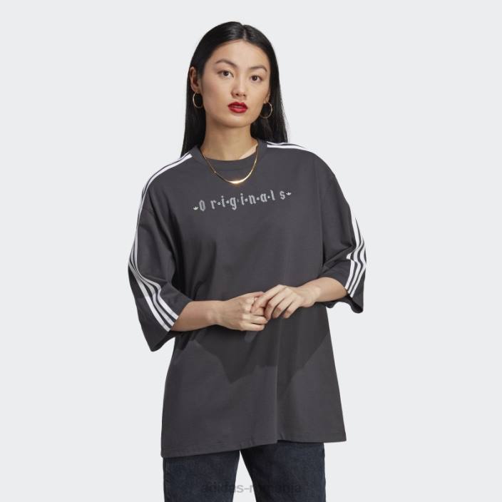 Adidas tricou supradimensionat carbon adidas femei carbon 2JBN16392