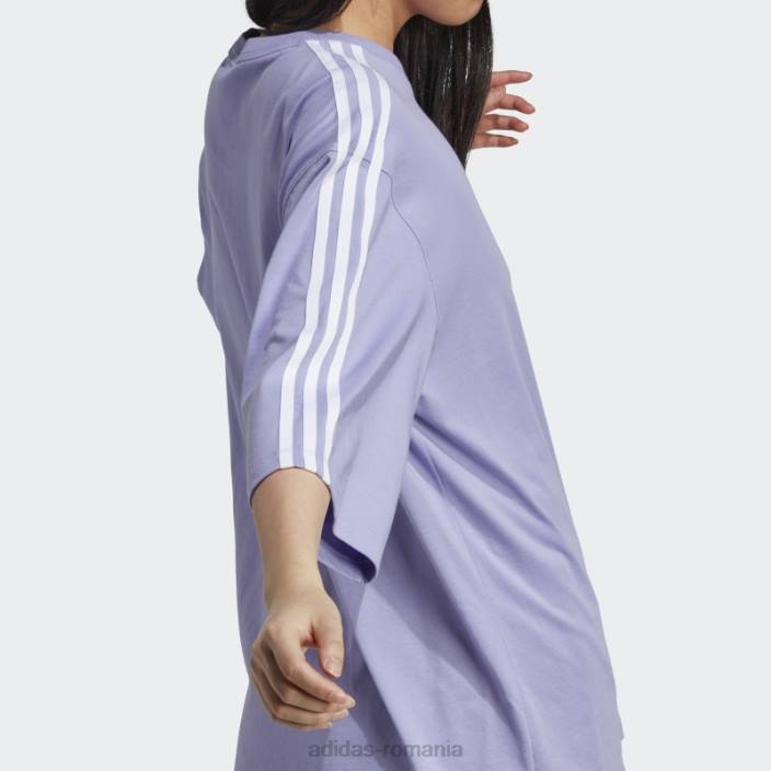 Adidas tricou supradimensionat violet deschis adidas femei violet deschis 2JBN16473