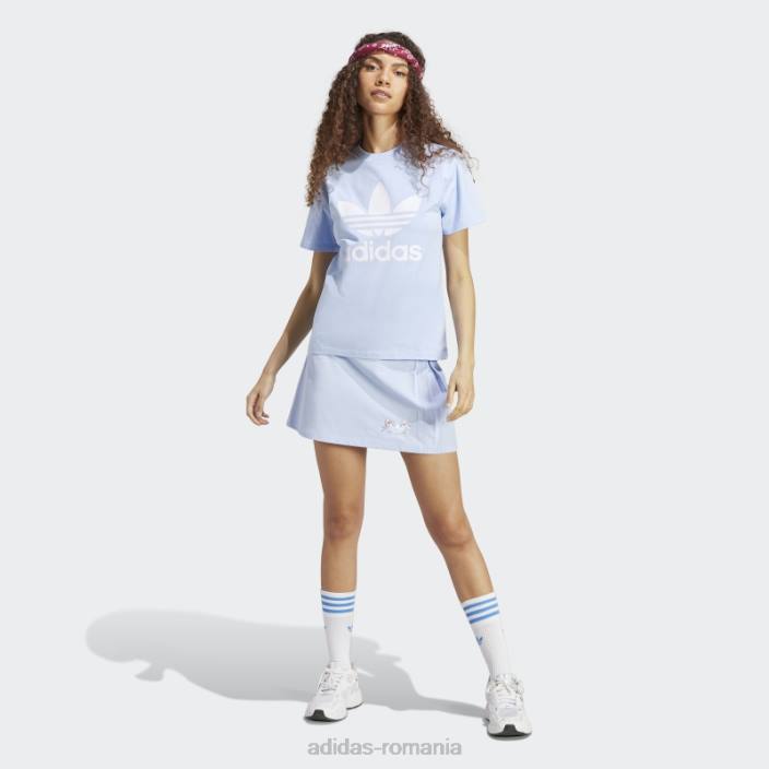 Adidas tricou trifoil adicolor classics albastru zori femei zori albastre 2JBN17492