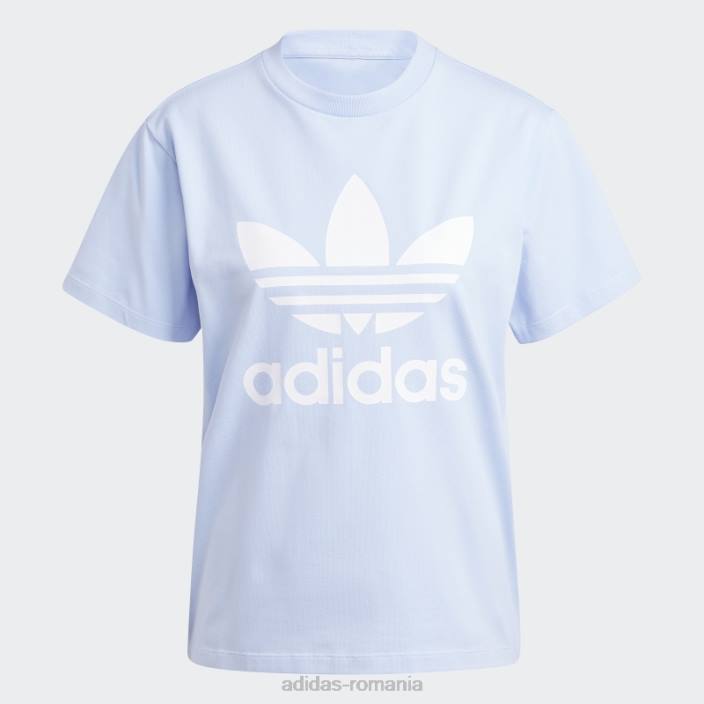 Adidas tricou trifoil adicolor classics albastru zori femei zori albastre 2JBN17492