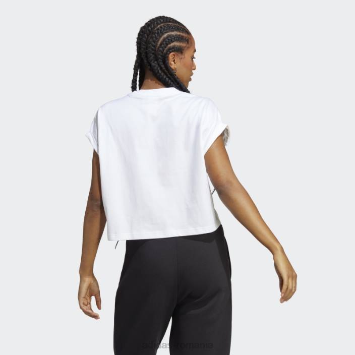 Adidas tricou trifoil alb adicolor clasics scurt adidas femei alb 2JBN8901