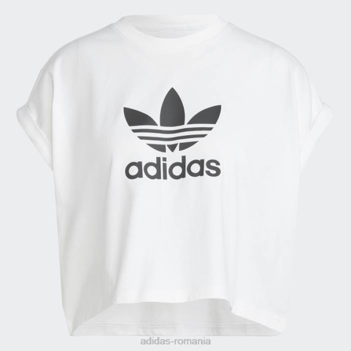 Adidas tricou trifoil alb adicolor clasics scurt adidas femei alb 2JBN8901