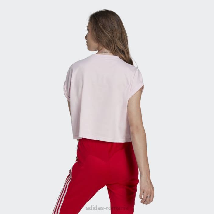 Adidas tricou trifoil scurt adicolor classics roz femei roz 2JBN9505