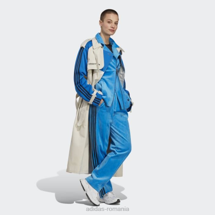 Adidas versiunea albastră biker adibreak joggeri pasăre albastră femei pasare albastra 2JBN16826