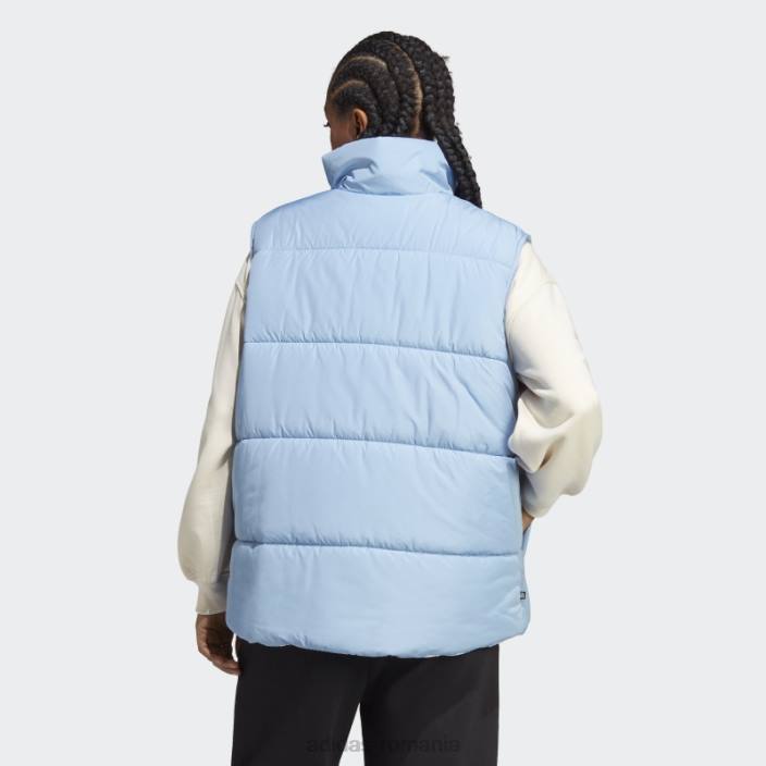 Adidas vestă reversibilă cu imprimeu animal abstract ambiental sky adidas femei cerul ambiental 2JBN9120