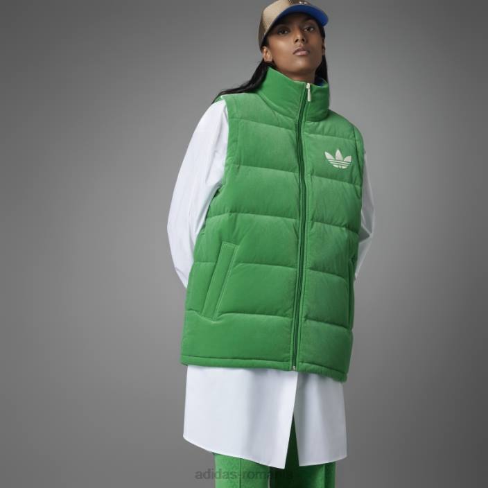Adidas vesta de catifea adicolor verde anii 70 femei verde 2JBN2981