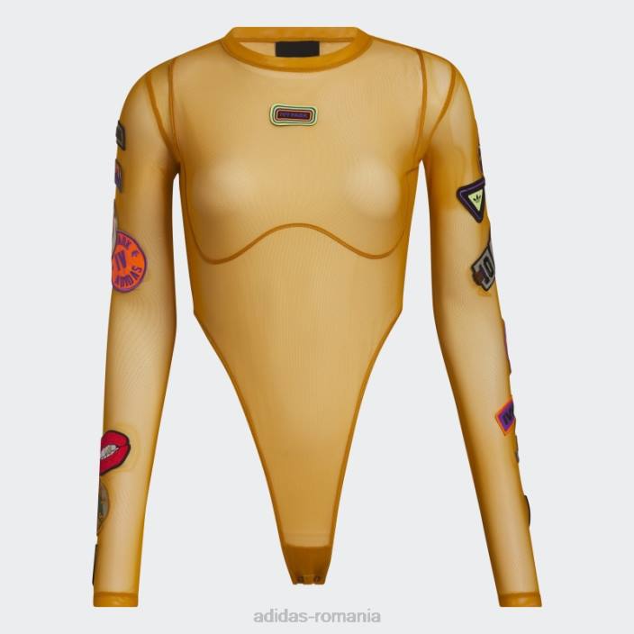 Adidas body de culoare portocaliu light power-mesh adidas femei focus portocaliu 2JBN16467