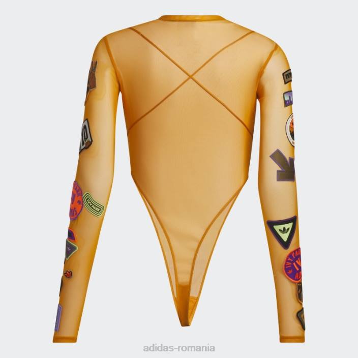 Adidas body de culoare portocaliu light power-mesh adidas femei focus portocaliu 2JBN16467