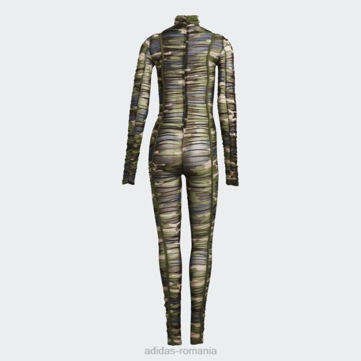 Adidas catsuit cu volane aop camo adidas femei aop camo 2JBN10278