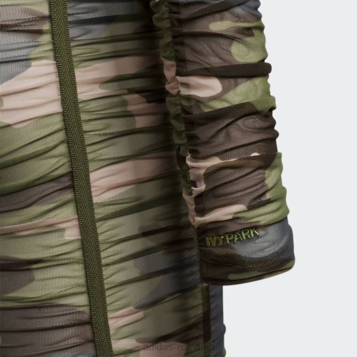 Adidas catsuit cu volane aop camo adidas femei aop camo 2JBN10278