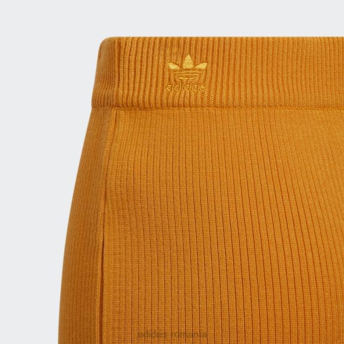 Adidas focus fustă portocalie cu nervuri femei focus portocaliu 2JBN16901