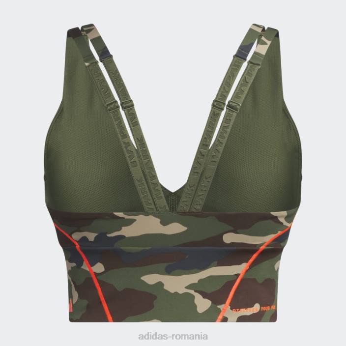 Adidas sutien triunghi elegant aop camo (mărime plus) adidas femei aop camo 2JBN9399