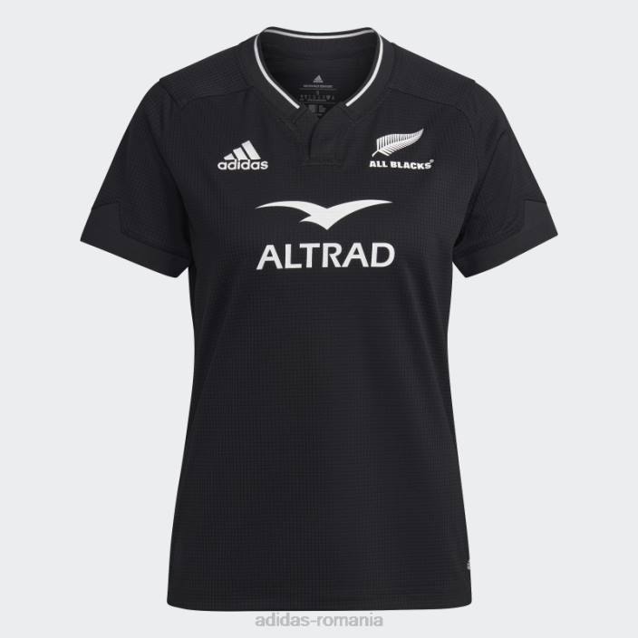 Adidas all blacks rugby replica home tricou negru femei alb negru 2JBN2431