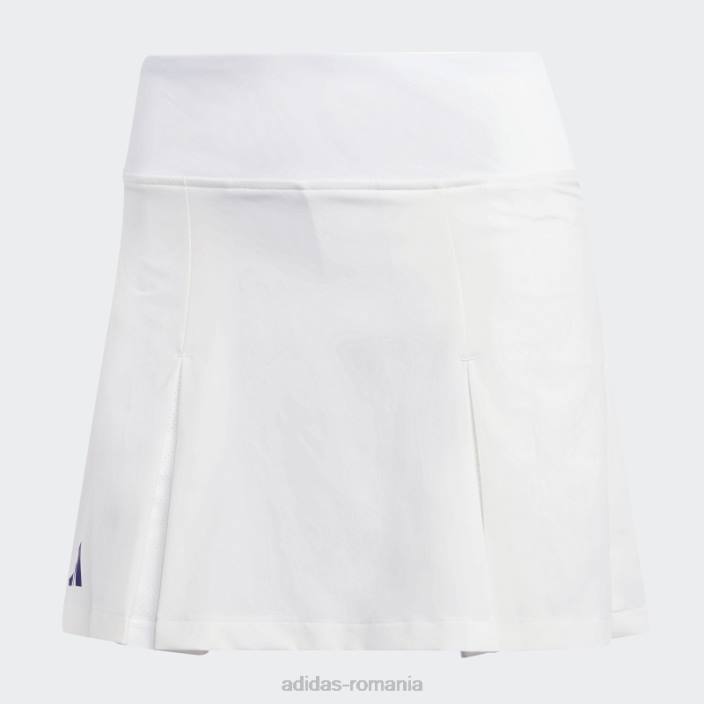 Adidas club tenis fusta plisata alb moda femei alb 2JBN9938