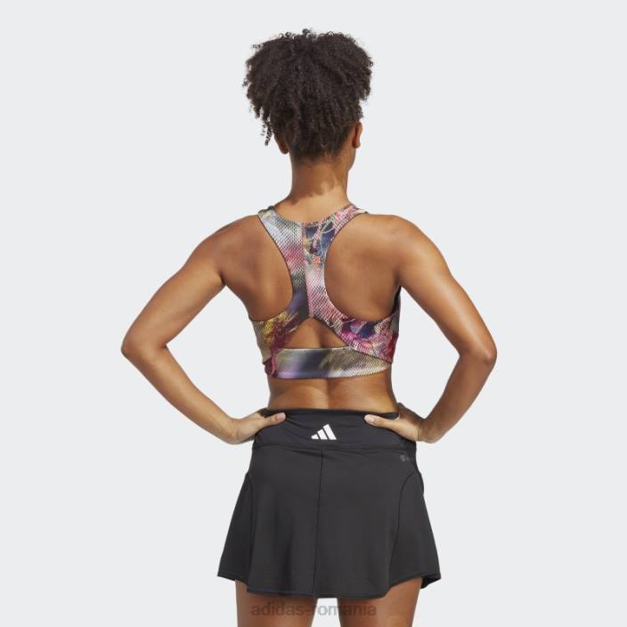 Adidas crop top tenis melbourne multicolor femei multicolor/negru 2JBN17101