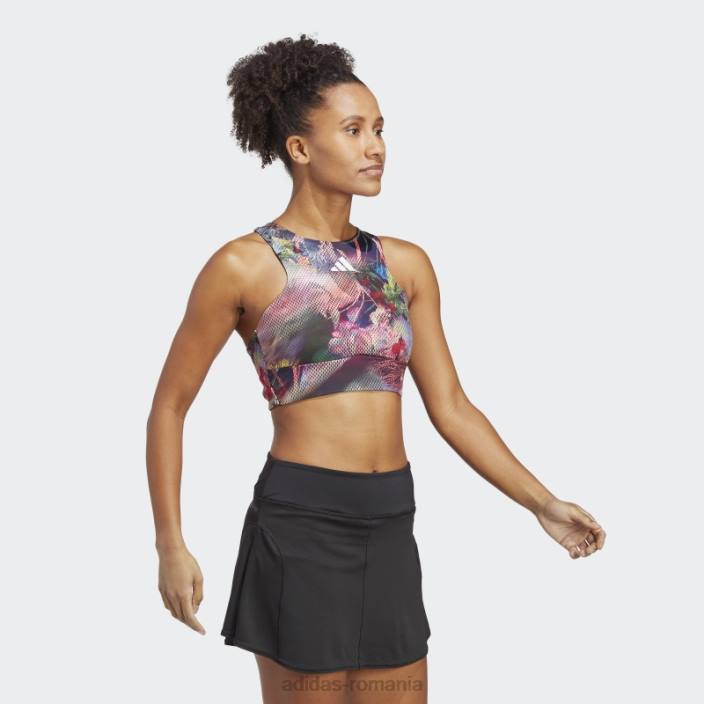 Adidas crop top tenis melbourne multicolor femei multicolor/negru 2JBN17101