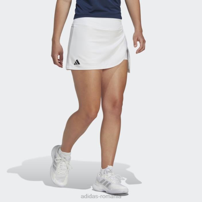 Adidas fustă albă de tenis club adidas femei alb 2JBN17163