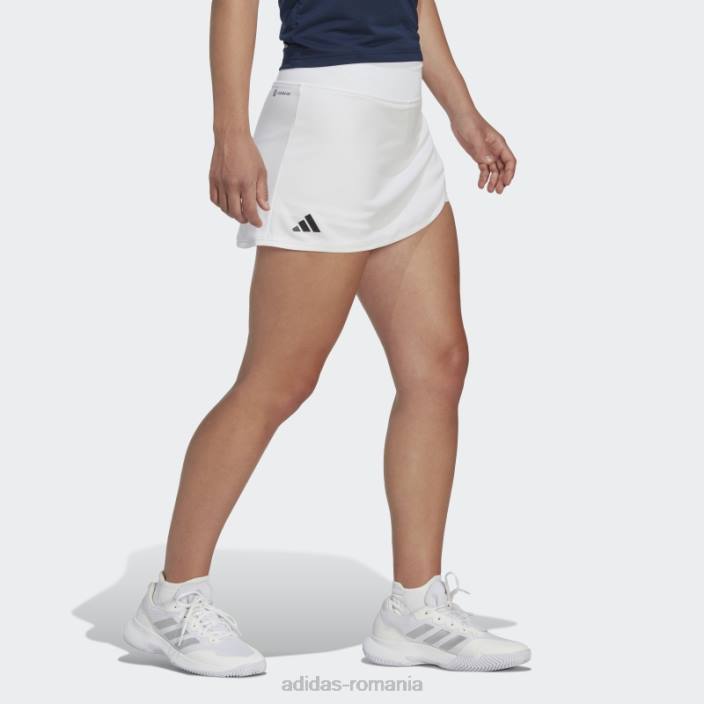 Adidas fustă albă de tenis club adidas femei alb 2JBN17163
