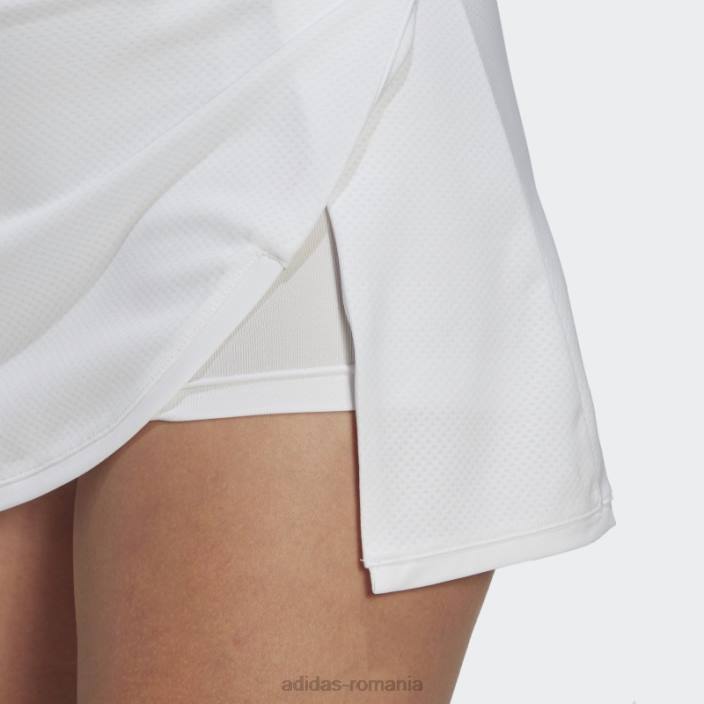 Adidas fustă albă de tenis club fierbinte femei alb 2JBN9700