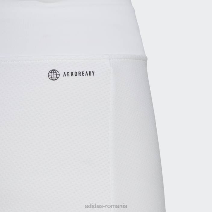 Adidas fustă albă de tenis club fierbinte femei alb 2JBN9700