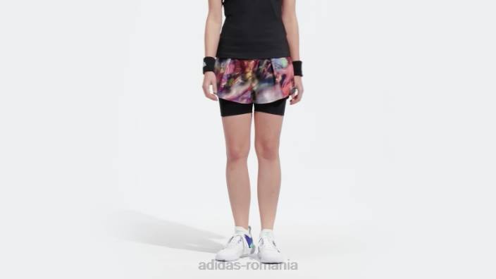 Adidas fustă de tenis neagră melbourne femei multicolor/negru 2JBN17168