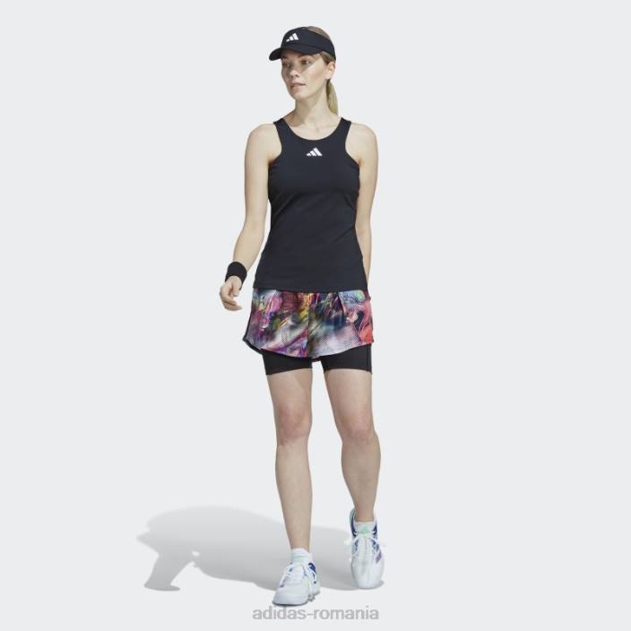 Adidas fustă de tenis neagră melbourne femei multicolor/negru 2JBN17168