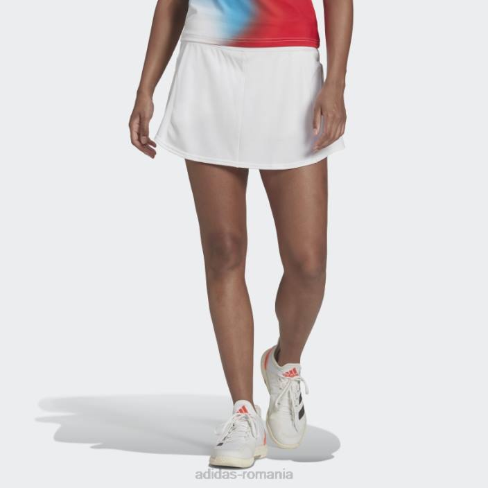 Adidas fusta meci de tenis alb adidas femei alb 2JBN3066